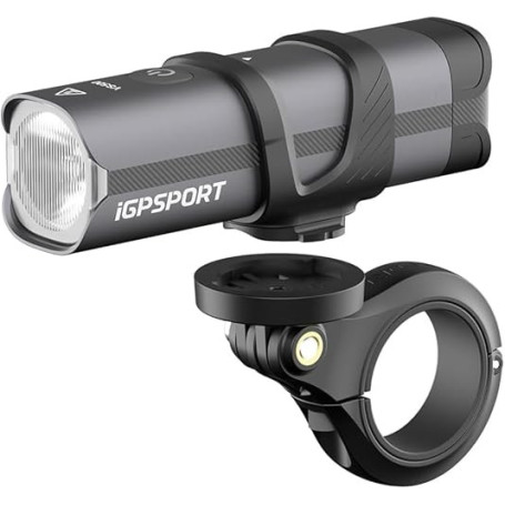 iGPSPORT Lumiere Velo, VS500/800/1200/1800 Lumens Lampe Velo Intelligente Rechargeable Grande Capacité 4000-6700mAh Haute Lumino