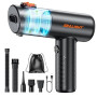 SEALIGHT Aspirateur à Main, 32000Pa Aspirateur Voiture sans Fil, Aspirateur de Voiture avec 400000 RPM Moteur sans Brosse, Vidag