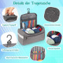 Coopay Kit Crochet Debutant Complet, 15 Pelotes de Laine Crochet, Accessoires de Crochets Tricot, 73 Kits de Crochets Ergonomiqu