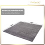 Exklusiv Chemie® 2X Chiffons en Microfibres sans Bord Q4 620 GSM + éponge pour polir à la Main | Absorbant, ne Peluche Pas & n'a