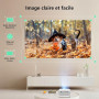 Yoton Mini Projecteur, 2026 amélioré, 1080P Full HD, 15000 lumens, Zoom à 50%, Auto Keystone, Videoprojecteur Portable Compatibl