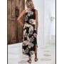 Zeagoo Robe Femme Ete sans Manches Chic et Elegant Robes de Plage Décontractée Col Rond Longue Robe Ample Légère avec Poches S-X
