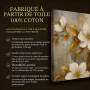 AREDE Tableau Décoration Murale sur Toile | Des insectes sur un billet | Art Déco Salon Chambre | Tableau Moderne 60 x 40 cm | P