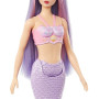 Barbie Poupées Sirènes avec Cheveux Fantaisie et Serre-tête, Jouets sirènes avec Bustiers inspirés de Coquillages et nageoires c