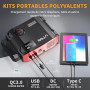 UTRAI 27000mAh Booster Batterie Voiture 8000A, Demarreur Batterie Voiture avec 1600 Lumens LED, Gonfleur, Sortie CC 160 W, 18W C