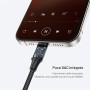 MOSWAG Adaptateur de Prise de Casque à 3,5mm, Adaptateur Écouteur USB C Jack 3.5mm en Nylon, Adaptateur Jack USB Type C avec DAC