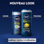 NIVEA MEN Gel douche Réveil Express Power (1 x 250 ml) — Soin lavant vivifiant enrichi en Infusion d'Agrumes — Gel douche homme