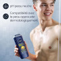 NIVEA MEN Gel douche Réveil Express Power (1 x 250 ml) — Soin lavant vivifiant enrichi en Infusion d'Agrumes — Gel douche homme