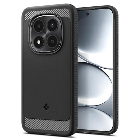 Spigen Rugged Armor Coque Compatible avec REDMI Note 15 Pro 5G - Noir Mat