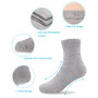 Duufin 12 Paires Chaussettes pour Garçon Fille Chaussettes Enfant Chaussettes Bébé Chaussettes de Sport
