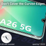 GEEMEE 2+2 Pièces pour Samsung Galaxy A26 5G Verre Trempé avec Caméra Arrière Protecteur -Noir, 9H Dureté HD sans BullesAnti-Ray