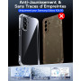 LeYi Coque pour Samsung A26 5G avec 2 Verre Trempé Vitre Protection, Etui Ultra Mince Housse de Protection Silicone Souple Bumpe