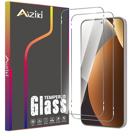 Aiziki Verre Trempé pour Xiaomi Redmi Note 15 Pro 5G, Lot de 2, Film Protection Écran, (0,33mm HD Ultra Transparent) Dureté 9H G
