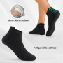 YouShow 10 Paires Chaussettes Basses Homme Femme, Coton Courtes Chaussettes Basses, Sport Respirant Antiderapante Socquettes