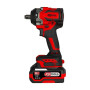 KS TOOLS - 515.4710F - Mini clé à chocs 1/2" - Clé à choc sans fil brushless - Puissance 18 V - 850 Nm - 1,5 kg sans batterie -