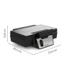 Krups FDK FDK261 - Gaufrier Iconic 850 W - Plaques antiadhésives en céramique - Design emblématique - Rangement vertical - Facil