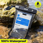 JOTO 2 Pochettes Étanches Smartphone Certifiée IPX8 iPhone 17/16/15/14/13/12/11 Plus Pro Max, Redmi Note 13/13 Pro 12 A3, Galaxy