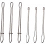 6 Pièces Enfile Aiguilles Cordon, Enfile Aiguilles Ruban, Clips Enfil Aiguilles pour Enfiler des Cordons, pour Ruban, Ceinture É