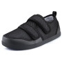 Hsyooes Chaussons Femme Hommes Chaussures Réglables Scratch Pantoufles Sandales Respirable Diabéthique Chaussons Orthopédique An