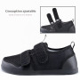 Hsyooes Chaussons Femme Hommes Chaussures Réglables Scratch Pantoufles Sandales Respirable Diabéthique Chaussons Orthopédique An