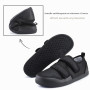 Hsyooes Chaussons Femme Hommes Chaussures Réglables Scratch Pantoufles Sandales Respirable Diabéthique Chaussons Orthopédique An