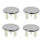 Couvercle de Trop-Plein pour Lavabo,4 Pcs Trop Pleins pour Robinets,Bouchon Trop Plein Lavabo,Cache Trou Evier pour Lavabo,Salle