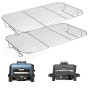 Skyearman 2PCS Grilles de Gril pour Ninja Woodfire Pro XL, Accessoires de Gril Compatible avec Ninja Barbecue Électrique et Fumo