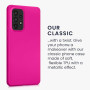 kwmobile Housse Compatible avec Samsung Galaxy A53 5G Coque - Housse de téléphone Protection Souple en TPU - Rose métallique