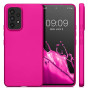 kwmobile Housse Compatible avec Samsung Galaxy A53 5G Coque - Housse de téléphone Protection Souple en TPU - Rose métallique