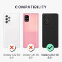 kwmobile Housse Compatible avec Samsung Galaxy A53 5G Coque - Housse de téléphone Protection Souple en TPU - Rose métallique