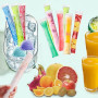 200 Pcs Sacs de Formes de Popsicle Sacs de Pops sans BPA avec un Entonnoir pour Yaourt Bonbons Crème Glacée Party Favors (5 x 22