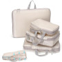 Euqvunn sac Compression Voyage, Large Organisateurs de Voyage sac de Rangement, Waterproof Pochette Rangement Valise, Organisate