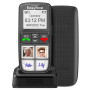 Easyfone T6 4G Téléphone Portable Senior Débloqué Le Plus Simple | 4 Grandes Touches d'image | Bouton SOS | Station de Charge |