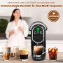 Magician1 Machine à café Capsules pour Nespresso, Dolce Gusto, Lavazza A Modo Mio, Dosettes ESE 44mm et Café Moulu, Température 