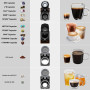 KOTLIE Machine à café 4 en 1 pour NES/DG/poudre de café/ESE (44 mm), 19 bar, 800 ml
