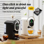 Cafelffe Machine à Café Multi-Capsules MK-609S 6 en 1, 7 tailles de tasse, machine expresso 19 bars, compatible avec les capsule