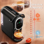 Cafelffe Machine à Café Multi-Capsules MK-609S 6 en 1, 7 tailles de tasse, machine expresso 19 bars, compatible avec les capsule