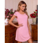 Uniexcosm Robe De Nuit avec Dentelle Chemise De Nuit Femme Coton Nuisette Femme