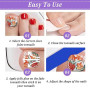 24 Pièces Court Carré Faux Ongles D'orteil Français Nude Rose Faux Ongles pour Orteil Ballerine Strass Acrylique Pleine Couvertu