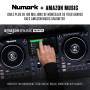 Numark Mixstream Pro+ contrôleur DJ avec séparation Stems, 2 platines, Wi-Fi, mixeur, écran tactile 7", haut-parleurs, compatibl