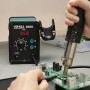 YIHUA 858D station de soudage à air chaud 700W pour soudure et dessoudage SMD avec contrôle de température PID, fonction de déma
