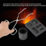 Kit de fusion de 4 pièces, Ensemble de 4 Pièces Four de Fonderie Metaux, Creuset Fonderie, Pureté comprenant Creuset de Moule, P