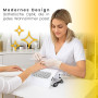 Retoo Aspirateur à Ongles 60W Professionnel – Collecteur de Poussière avec 3 Ventilateurs Silencieux, Filtre Réutilisable, Desig