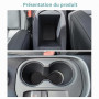 GAFAT Compatible avec Nissan Juke F16 2020-2025 2026 (Frein Électronique) Tapis Antidérapant en Caoutchouc, Tapis pour Console C