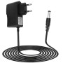 9V 1A Bloc d’Alimentation Pédale Guitare, Centre Négatif Manchon Positif, Adaptateur Chargeur Mural DC pour Pédales d’Effets Loo