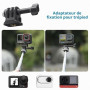 ShipeeKin Adaptateur de trépied Fixation 1/4" en métal, Adaptateur de Filetage pour trépied avec clé pour Gopro Hero caméras d'a