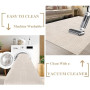 Enyhom Tapis Salon Effet 3D 200 x 290 cm, Extra Epais Moelleux Tapis Chambre Antidérapant Lavable en Machine, Ne Perd Pas Ses Po
