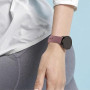Wanme 3 Pièces 20mm 22mm Bracelet de Montre en Silicone, Souple Bracelet de Replacement en Dégagement Rapide avec Boucle en Même