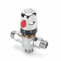 Tremax Robinet mitigeur thermostatique, robinet mélangeur d'eau chaude et d'eau froide avec connecteur G 1/2", graduation en cen