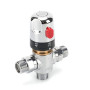 Tremax Robinet mitigeur thermostatique, robinet mélangeur d'eau chaude et d'eau froide avec connecteur G 1/2", graduation en cen